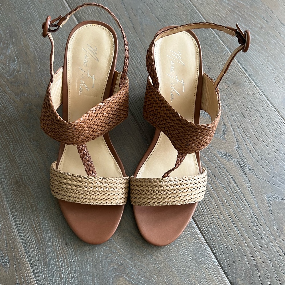NWOT - Marc Fisher Wedge Sandals - Picture 7 of 8